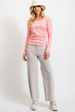 Load image into Gallery viewer, Cotton Candy Rib Knit Fitted Top
