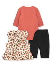 Load image into Gallery viewer, Little Me Leo Hearts 3pc Vest Set