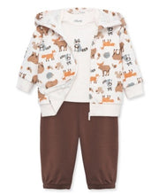 Load image into Gallery viewer, LIttle Me Woodland 3pc Hoodie Set
