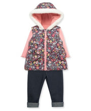 Load image into Gallery viewer, Little Me Garden 3pc Jacket Set