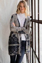 Load image into Gallery viewer, Brushed Aztec Print Cardigan
