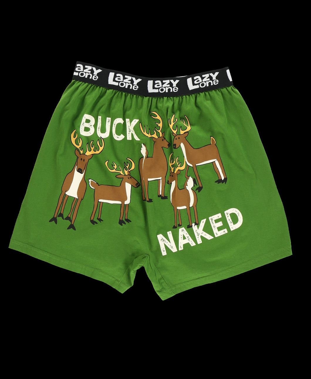 Buck Naked Green Boxer