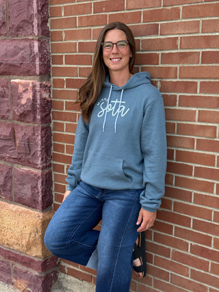MinneSota Script Ultra-Soft Blue Graphic Hoodie