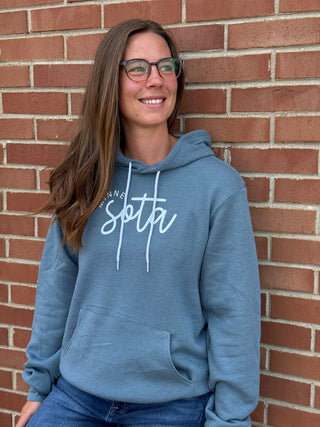 MinneSota Script Ultra-Soft Blue Graphic Hoodie