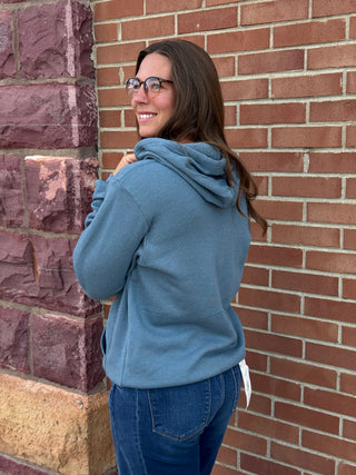 MinneSota Script Ultra-Soft Blue Graphic Hoodie