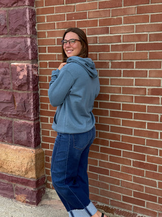 MinneSota Script Ultra-Soft Blue Graphic Hoodie