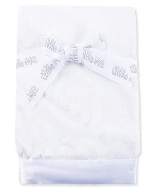 White baby outfit with 'The Little White Company' branding on a white background