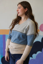 Load image into Gallery viewer, Sweater In Heather Grey and Blue
