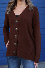 Load image into Gallery viewer, Button Up Cardigan In Copper
