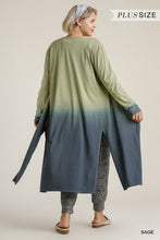 Load image into Gallery viewer, Curvy Ombre Lightweight Duster Cardigan
